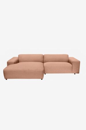 Sissy-Boy King 3-zits bank chaise longue links brick