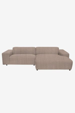 Sissy-Boy King 3-zits bank chaise longue rechts taupe