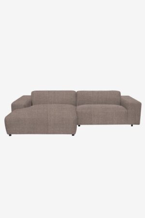 Sissy-Boy King 3-zits bank chaise longue links dentro brown