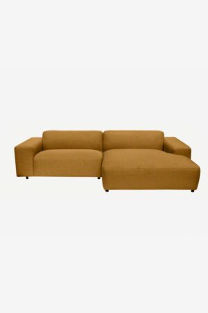 Sissy-Boy King 3-zits bank chaise longue rechts oker