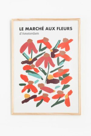 Sissy-Boy Fotolijst met print Marché Fleurs A2