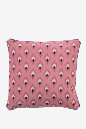 Sissy-Boy Roze jacquard kussen met dessin