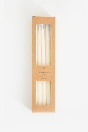 Sissy-Boy Witte dunne sierkaarsen 28cm