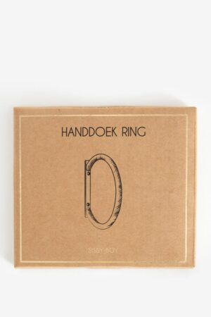 Sissy-Boy Goudkleurige messing handdoek ring