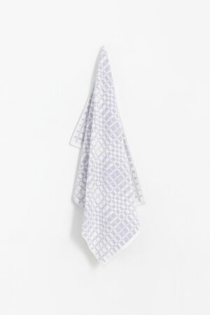 Sissy-Boy Lila handdoek met ruitpatroon