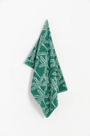 Sissy-Boy Groene handdoek met palmbomen