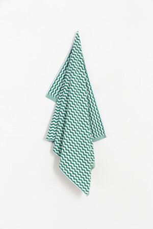 Sissy-Boy Groene handdoek met golven
