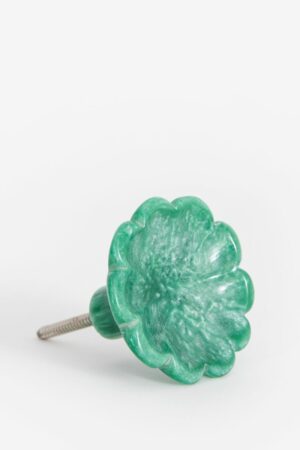 Sissy-Boy Groene resin wandhaken klavertje vier