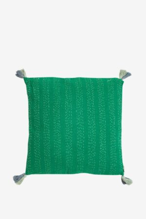 Sissy-Boy Groen kussen met kwastjes