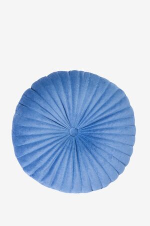 Sissy-Boy Rond velvet sierkussen blauw