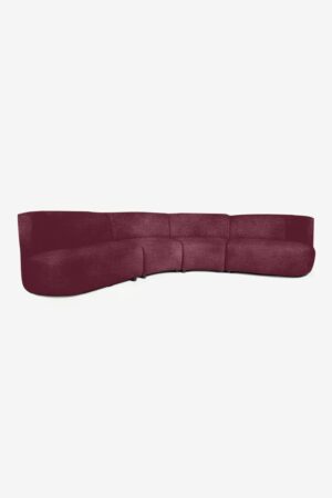 Sissy-Boy Empress velvet 4-zits bank wine red