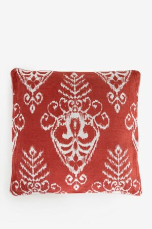 Sissy-Boy Rood jacquard kussen met patroon