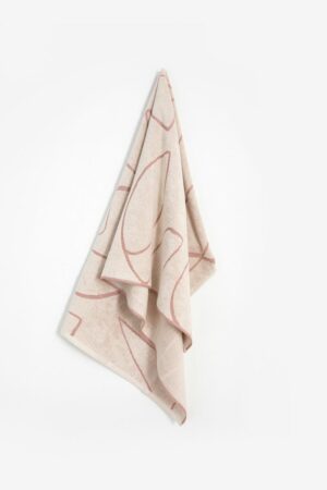 Sissy-Boy Lichtroze handdoek grafisch