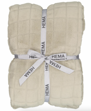 HEMA superzacht plaid taupe