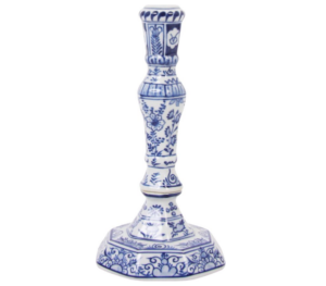 and klevering kandelaar delfts blauw