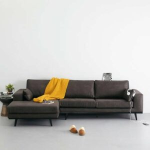 Wehkamp Home eco-leren hoekbank links Torino
