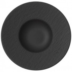 Villeroy & Boch Pastabord Manufacture Rock Zwart (Ø29 cm)