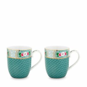 Pip Studio mok Blushing Birds (145 ml) (Ø7,5 cm) (set van 2)