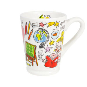 Blond Amsterdam mok Liefste juf (ø13 cm)