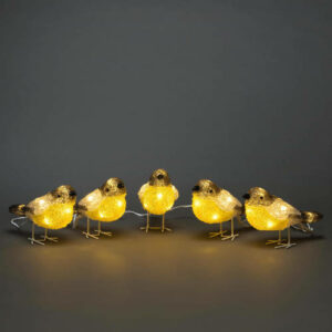 Konstsmide kerstlichtsnoer vogels (40 LED) (5 vogels) (geel)