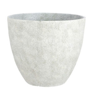 Mica Decorations Bravo bloempot rond lichtgrijs slate - (h40xØ45 cm)