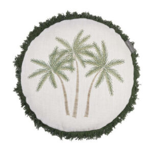 Riviera Maison sierkussenhoes Palmetto (Ø40 cm)