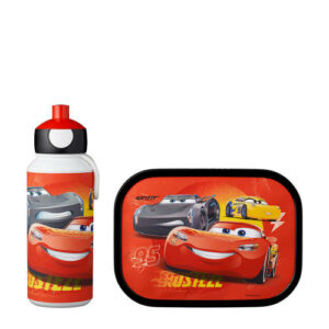 Mepal campus lunchset Cars (lunchbox + pop-up fles)