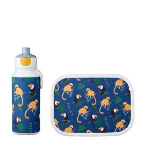 Mepal campus lunchset Jungle (lunchbox + pop-up fles)