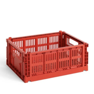 hay colour crate rood