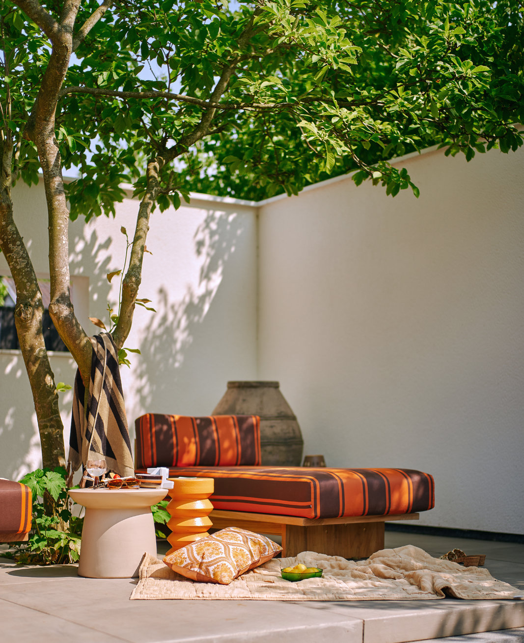 retro loungebed voor buiten hkliving